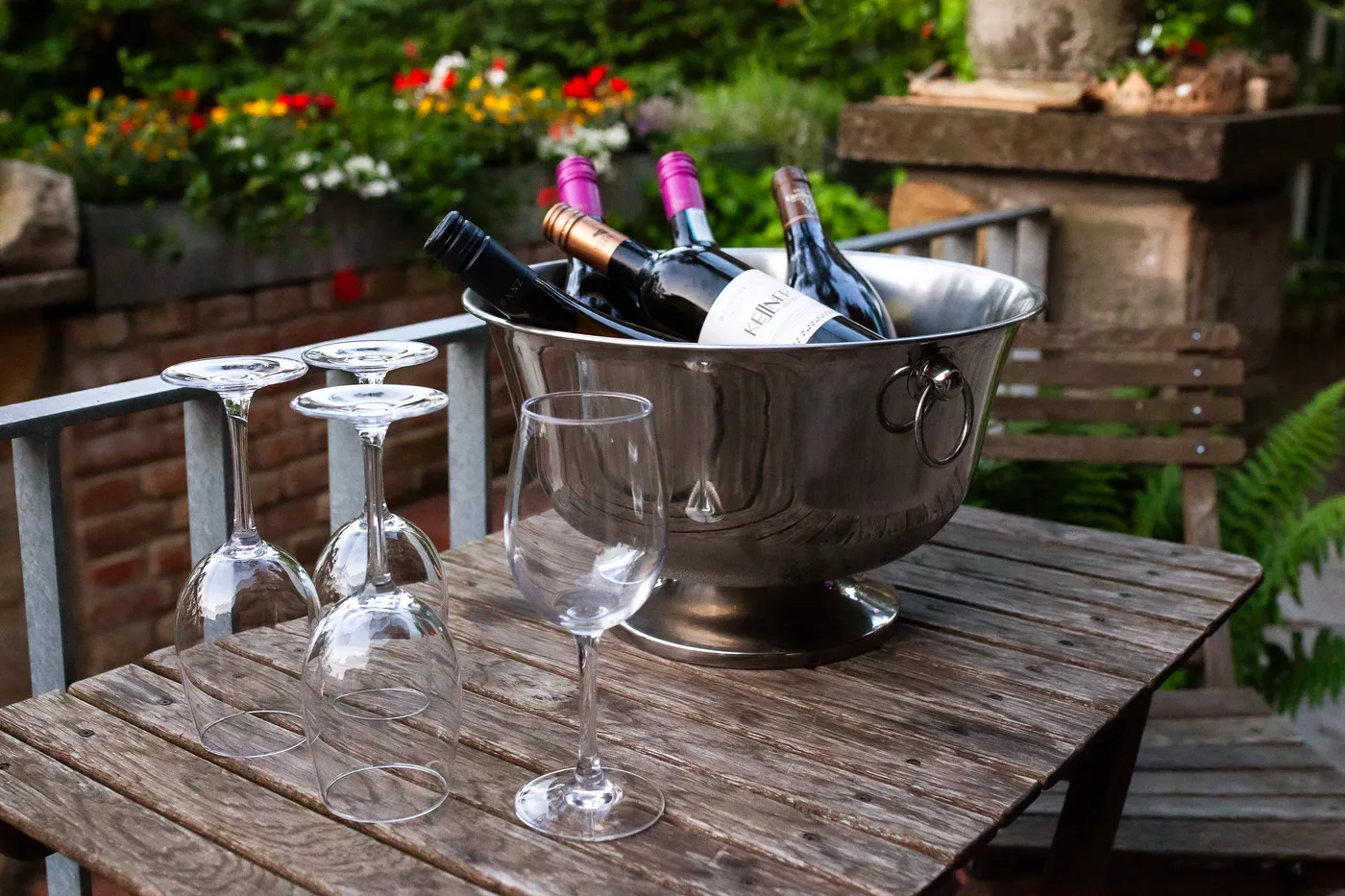 Abendessen in der Pension