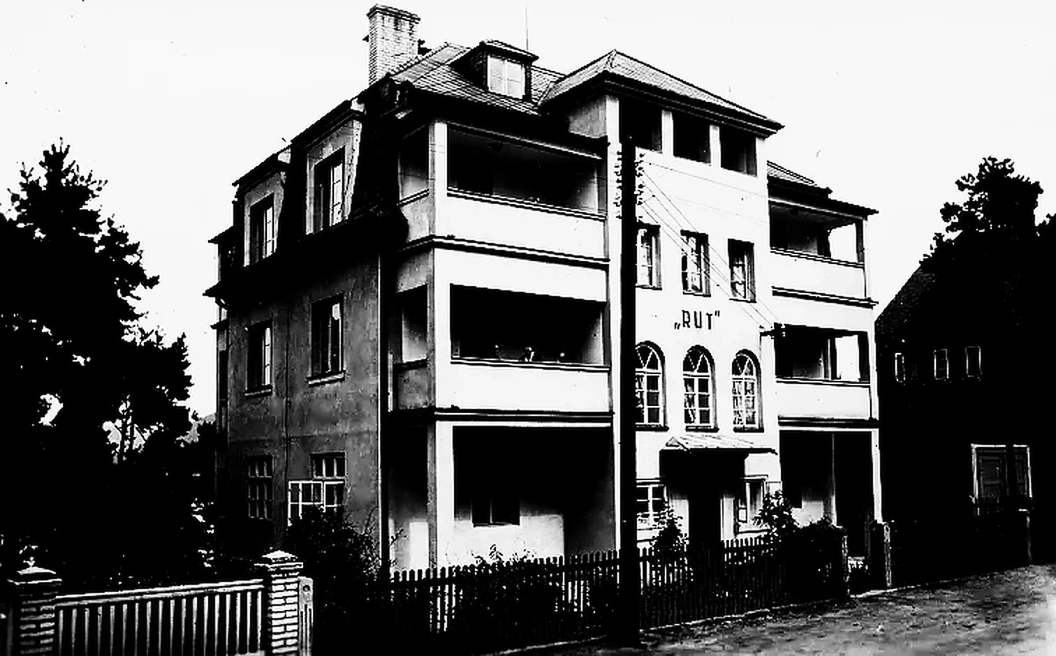 Historic photograph of Pension RUT
